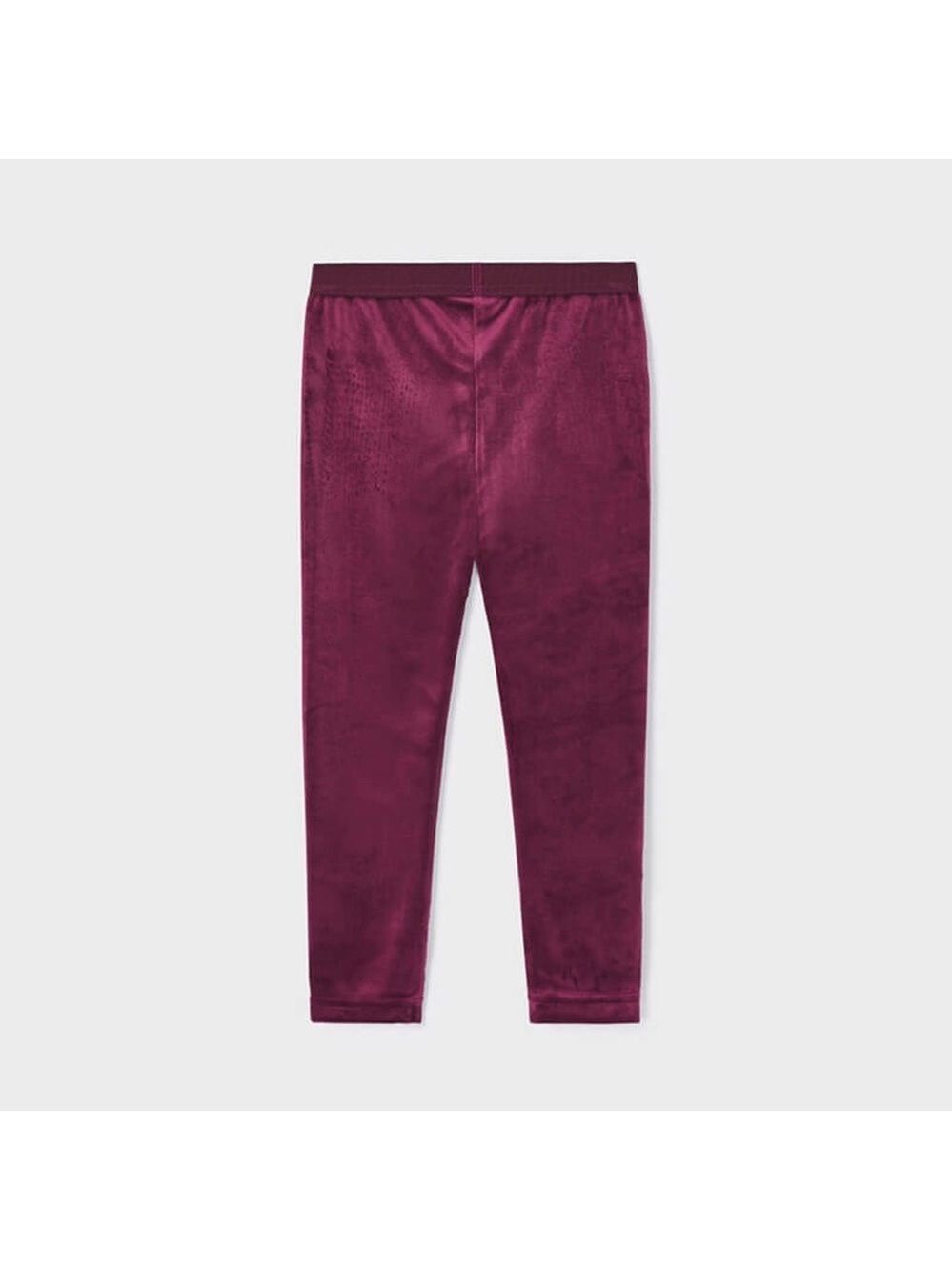 Size 6 Girls Mayoral Kids Velvet Plum Leggings